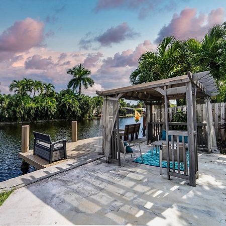Central Waterfront Villa Salt Wtr Pool Near Beach 劳德代尔堡 外观 照片